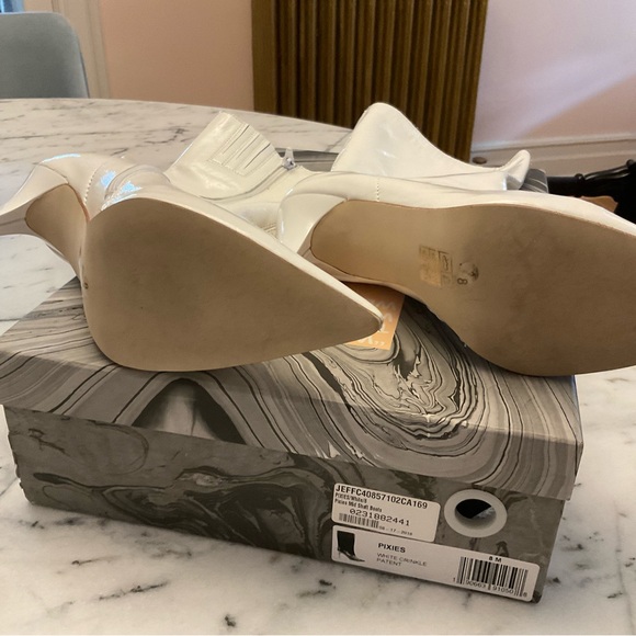 Jeffrey Campbell White Heeled Boots - Picture 2 of 2